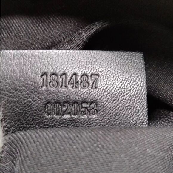 Auth Gucci Black Polished Leather Duchessa Boston Duffel Bag - Picture 9 of 9